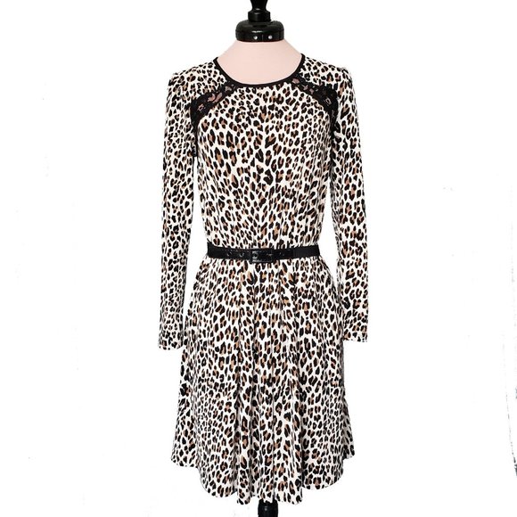 Leopard Print Super Cute Juicy Couture Mini Dress - Picture 1 of 16